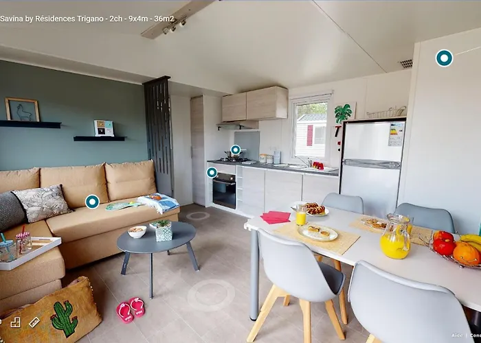 Mobil Home Le Rimbaud - 4/6 Pers - 2 Ch - 2 Sdb